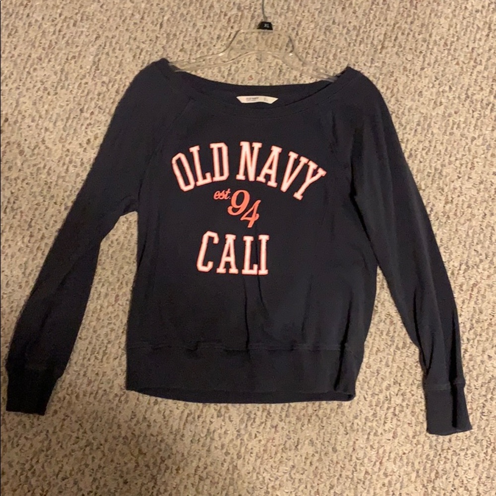 Women’s Dark Blue Old Navy Sweatshirt